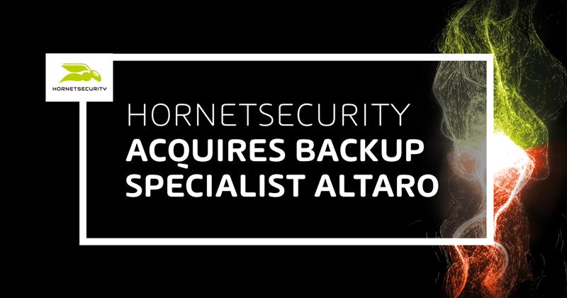 Hornetsecurity neemt Altaro over